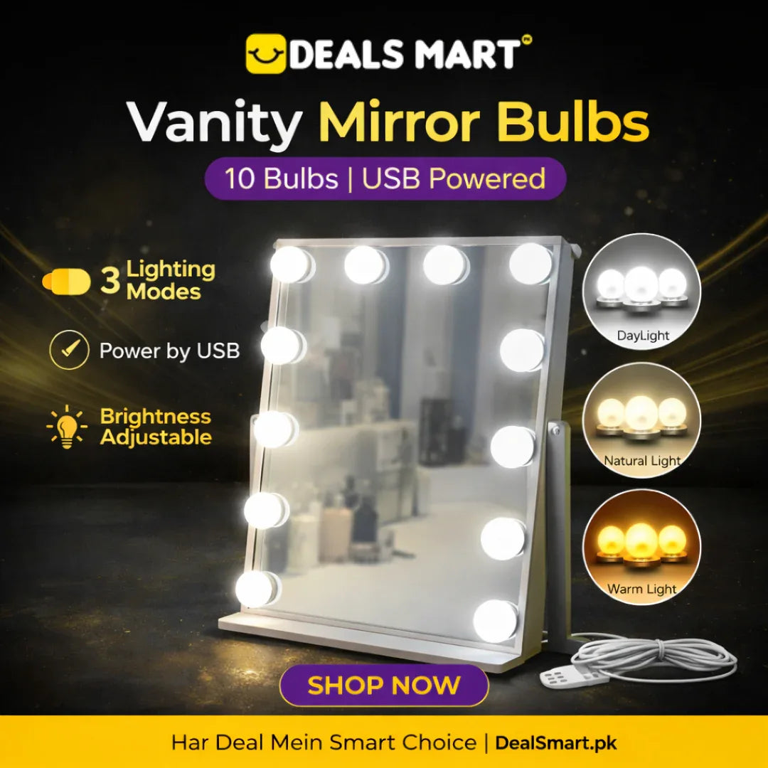 10pcs 3Modes Vanity Mirror Bulbs (Direct USB Power)