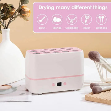 12 Pieces Electric Makeup Brush & Sponge Dryer - Deals mart