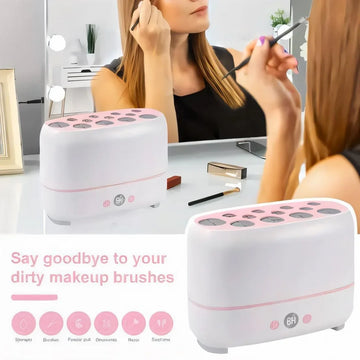 12 Pieces Electric Makeup Brush & Sponge Dryer - Deals mart