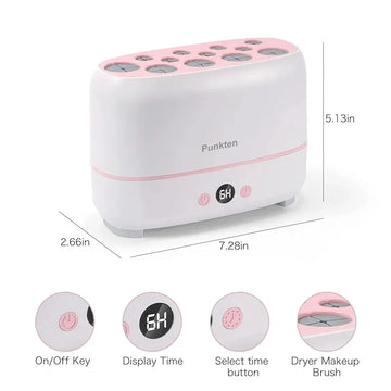12 Pieces Electric Makeup Brush & Sponge Dryer - Deals mart