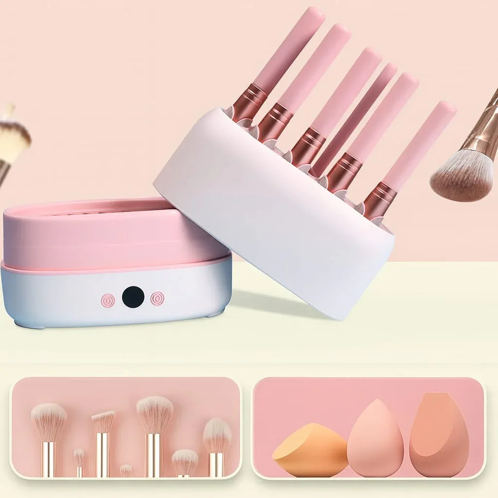 12 Pieces Electric Makeup Brush & Sponge Dryer - Deals mart