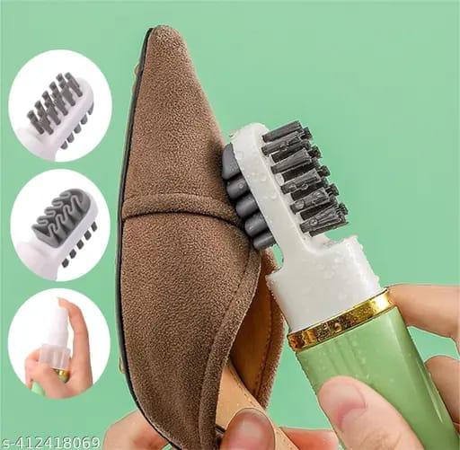 3 in 1 Multifunctional Shoe Cleaning Capsule Brush With Spray