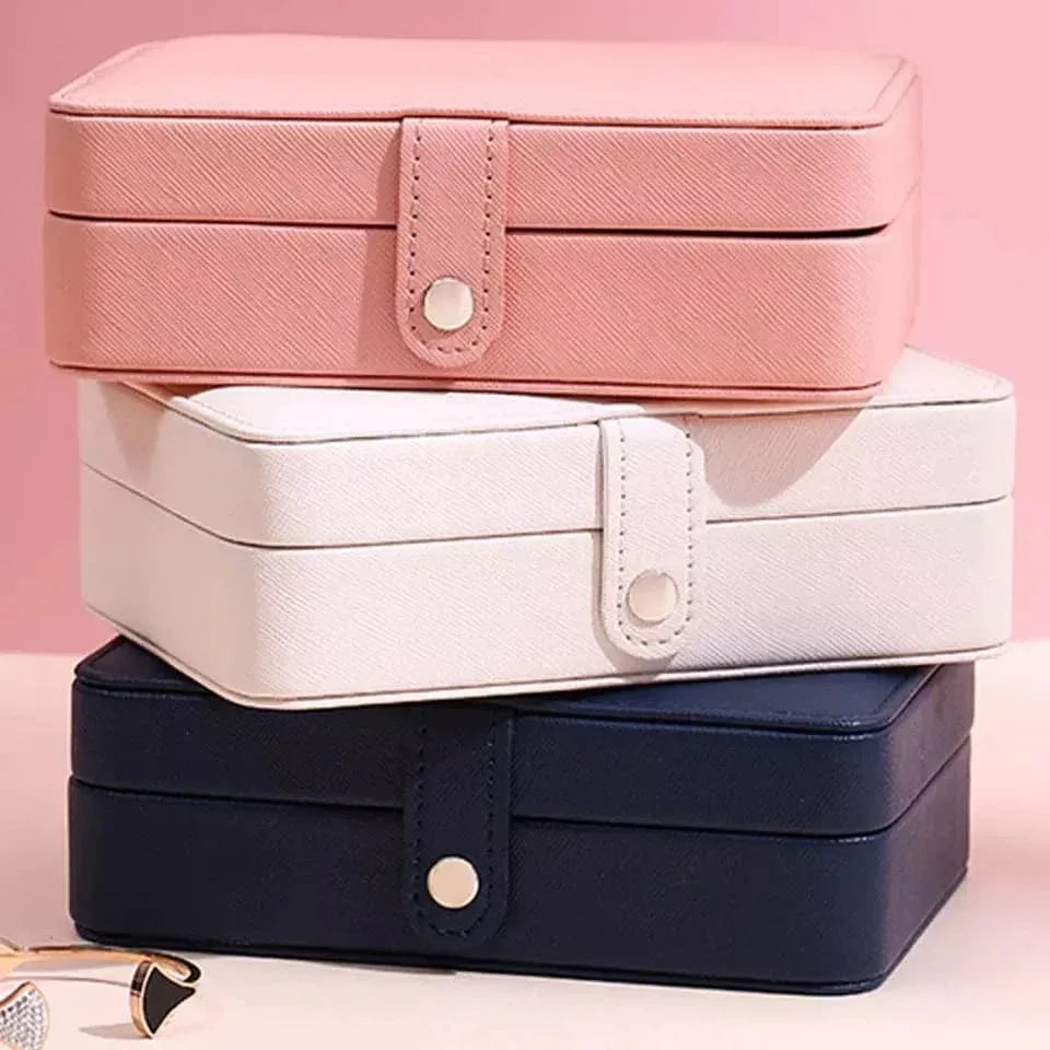 2-Layer Luxury Travel Jewelry Organizer