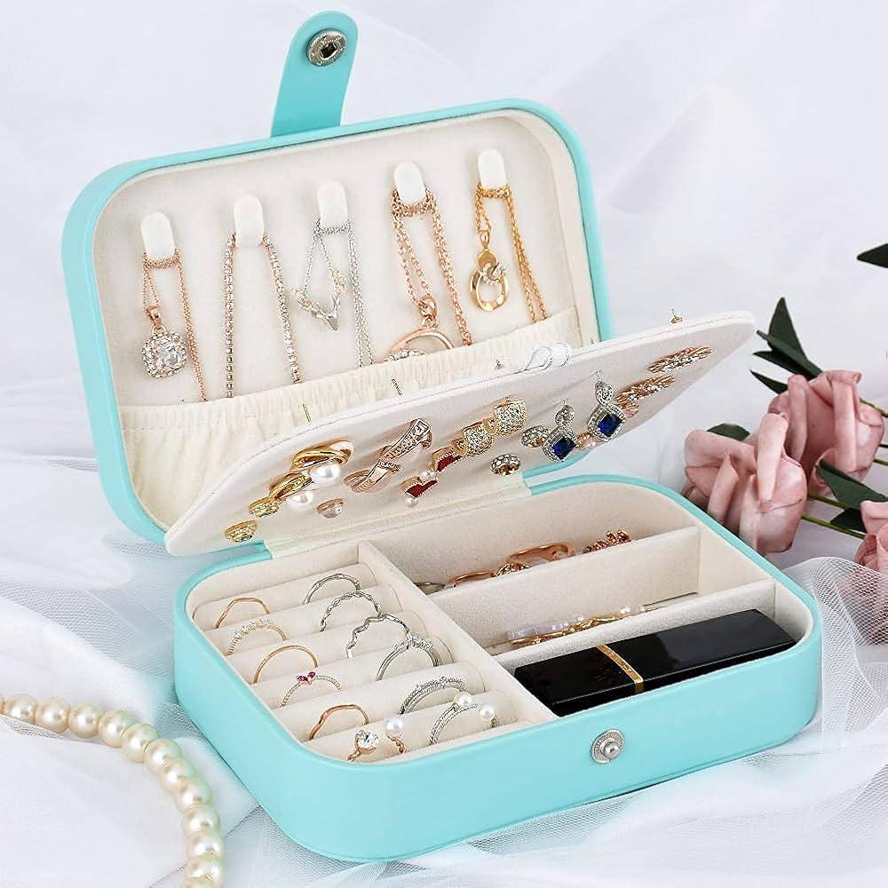 2-Layer Luxury Travel Jewelry Organizer