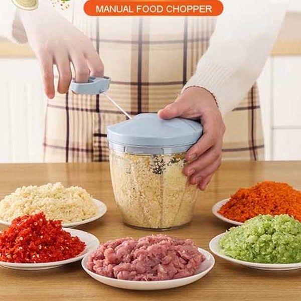 Eotia 5-Blade Stainless Steel Hand Food Chopper