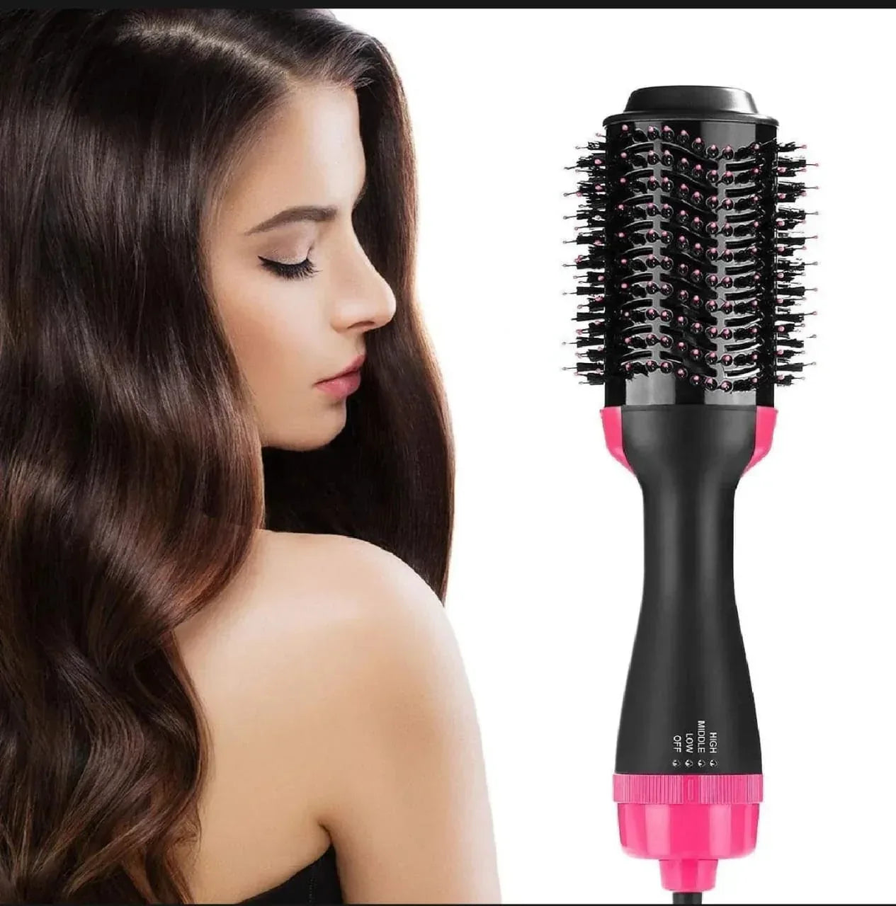 3 In 1 Electric Hot Air Brush Straightener and Dryer